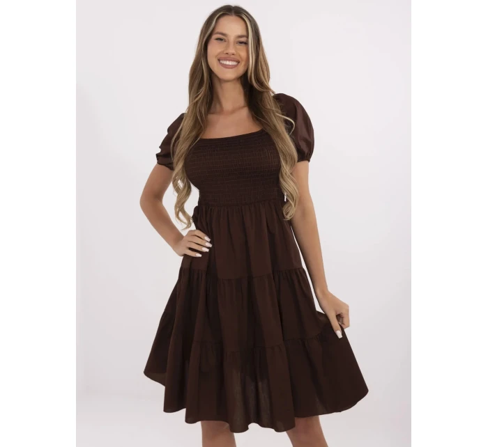 Šaty MI SK A2561.89 tmavohnedé