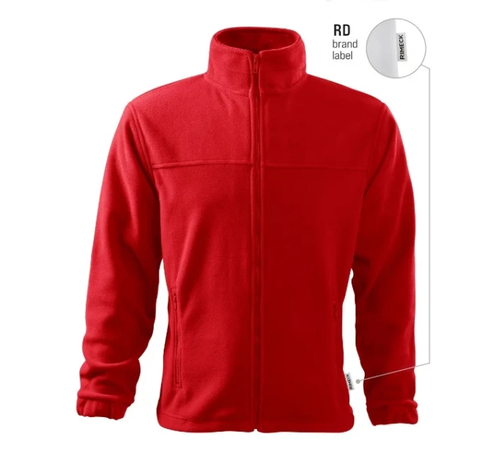 Jacket fleece pánský červená 07 (brand label) Jacket fleece pánský červená 07 (brand label)