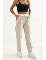 Šnúrové nohavice model 226459 Taliansko Moda