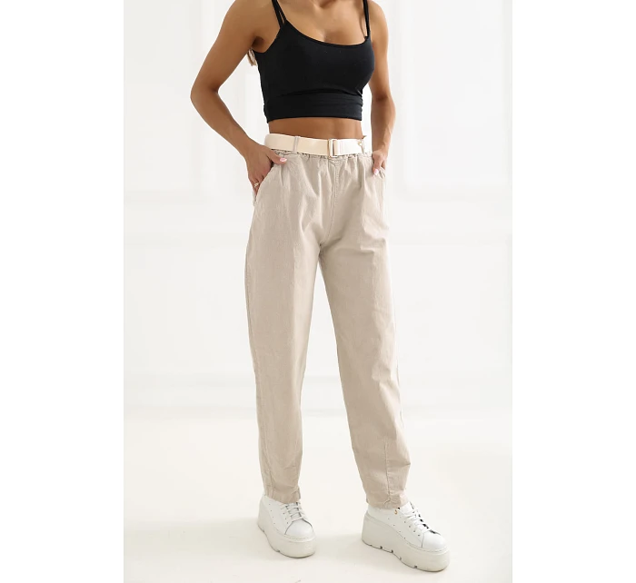 Šnúrové nohavice model 226459 Taliansko Moda