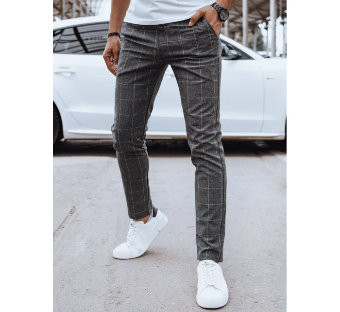 Pánské ležérní tmavě šedé kalhoty Dstreet model 21977266 - FashionStreet