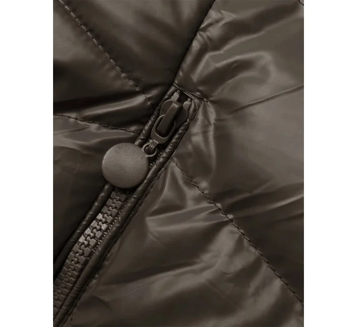 Hnědá dámská zimní bunda model 21246282 - J.STYLE