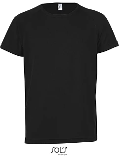 SOL'S Sporty Kids Dětské raglánové sportovní tričko model 22524633 black