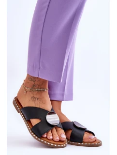 Dámské ploché podpatky černé model 21620034 - VINCEZA