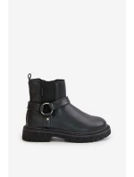 Kotníkové Boty Zateplené Na Zip Big Star model 21675377 Černé - Big Star Shoes