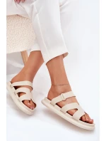 Dámské Gumové Klapky S Páskem Béžové model 21702749 - Boto