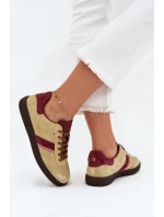 Zamszowe Niskie Sneakersy Damskie Big Star SS274680 HI-POLY SYSTEM Limonkowe