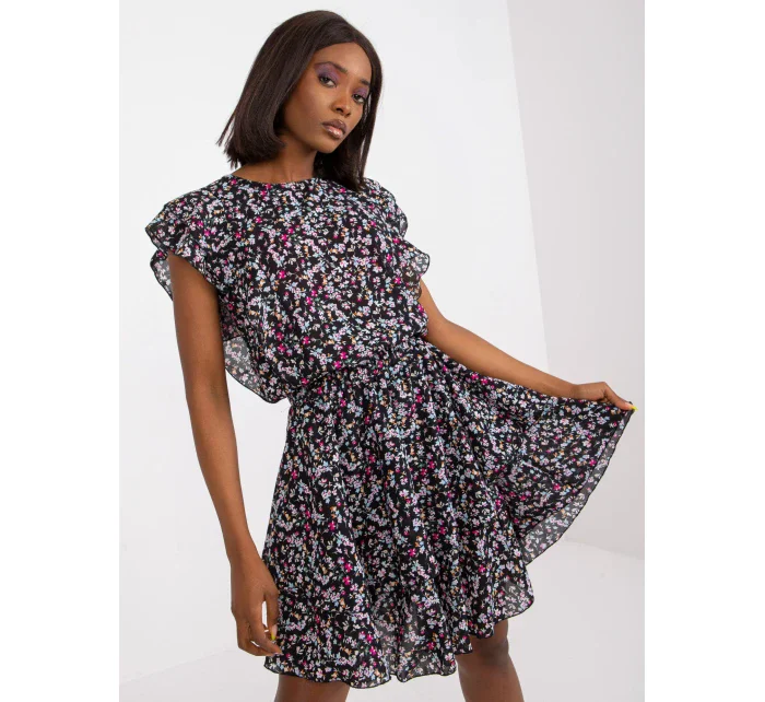 Šaty CHA SK 3003 1.37 čierna a ružová Šaty CHA SK 3003 1.37 čierna a ružová