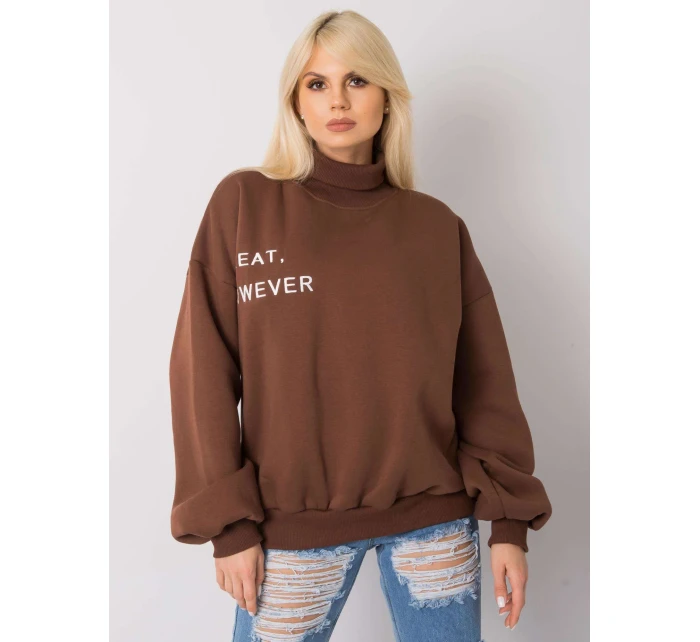 Mikina EM BL model 17407771 tmavě hnědá - FPrice Mikina EM BL model 17407771 tmavě hnědá - FPrice