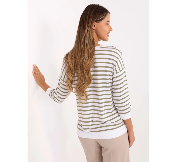 Blúzka RV BZ A790.47 olivovo zelená Blúzka RV BZ A790.47 olivovo zelená