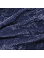 Tmavomodrá prešívaná dámska zimná bunda (2m-963) Tmavomodrá prešívaná dámska zimná bunda (2m-963)