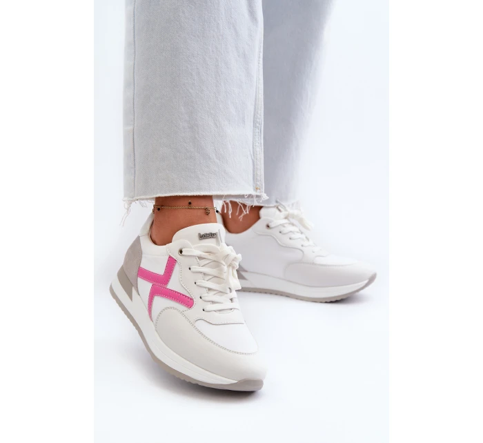 Dámské tenisky na platformě  Bílé model 21656790 - Inblu