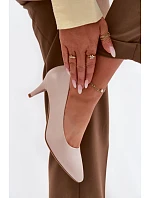 Lodičky z eko kůže Sergio Leone světle šedé