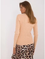Sweter AT SW  camelowy model 20479796 - FPrice