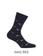 Pánske ponožky Wola Perfect Man vzorované W 94N03 Casual