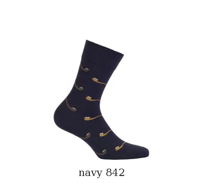 Pánske ponožky Wola Perfect Man vzorované W 94N03 Casual