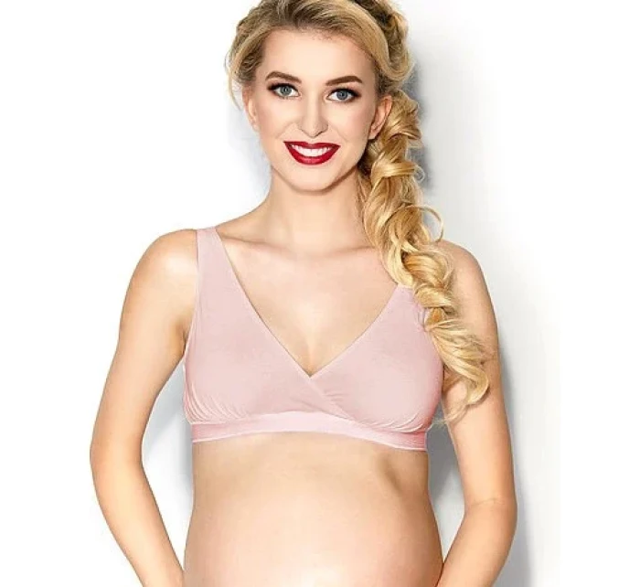 Mitex Mäkká podprsenka s kosticami Lilly Basic Pink Mama Mitex Mäkká podprsenka s kosticami Lilly Basic Pink Mama