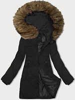 Dámska zimná bunda s kapucňou J Style Black (16M9099-392)
