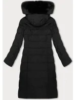 Čierna dámska zimná bunda s odnímateľnou kapucňou J Style (16M9128-392) Čierna dámska zimná bunda s odnímateľnou kapucňou J Style (16M9128-392)