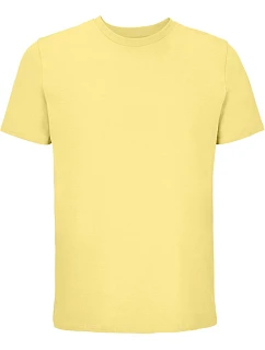 SOL'S Legend Unisex bio tričko s krkom typu IC 25.3981 svetložlté