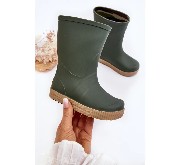 Dětské holínky Wave  Zelené model 21642726 - Boto