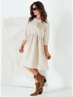 béžové šaty Dstreet model 21974034 - FashionStreet
