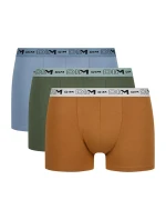 Pánske boxerky z organickej bavlny 3ks DIM GOTS COTTON STRETCH BOXER 3x - DIM - oranžová