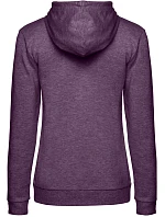 B&C #Hoodie /women Dámska mikina s kapucňou 01.W04W fialová melírovaná