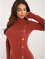 Šaty AT SK 2345 2.32 tmavo oranžová Šaty AT SK 2345 2.32 tmavo oranžová