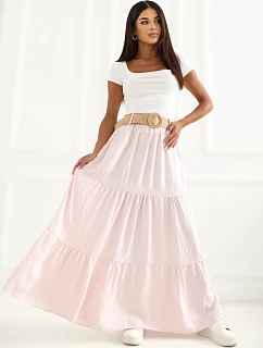 Spódnica MO SD model 22284418 jasny różowy - FPrice