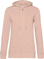 B&C Inspire Zipped Hood /women_° Dámska mikina s kapucou 01.W36B soft rose