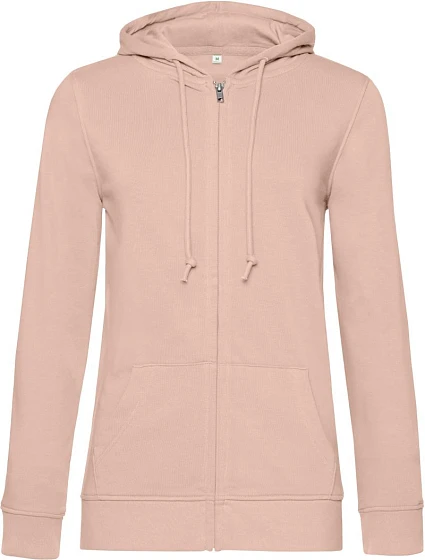 B&C Inspire Zipped Hood /women_° Dámska mikina s kapucou 01.W36B soft rose