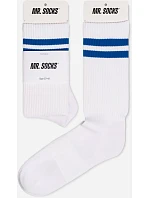 Mr. Socks L 05004 Tenisové ponožky "Basic" 88.5004 white/lilac Mr. Socks L 05004 Tenisové ponožky "Basic" 88.5004 white/lilac