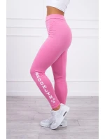 Brooklyn legíny nohavice svetlo ružové