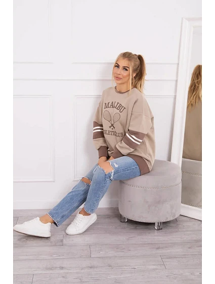 Zateplená mikina Malibu tmavě model 18749370 - K-Fashion
