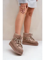 Semišové Sněhule Dámské S   Taupe model 21679986 - D.Franklin