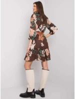 Šaty LC SK 22K model 16283452 hnědá - FPrice Šaty LC SK 22K model 16283452 hnědá - FPrice