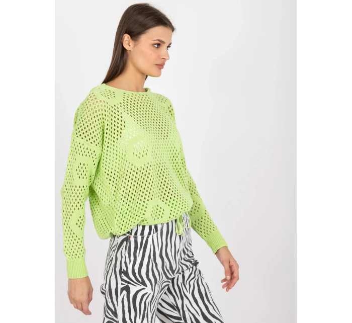 Dámsky sveter LC SW 0237.26P svetlo zelený Dámsky sveter LC SW 0237.26P svetlo zelený