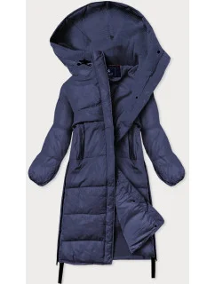 DŁUGA KURTKA ZIMOWA Z  GRANATOWA model 21242823 - Ann Gissy