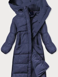 DŁUGA KURTKA ZIMOWA Z  GRANATOWA model 21242823 - Ann Gissy