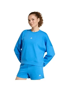 Dámska mikina adidas Essentials Small Logo Feelcozy modrá KC5280