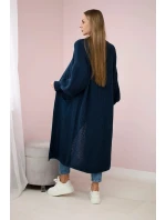 Dlhý svetrík Tmavý denim