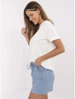 Tričko D12022AC02705A bielo-modré