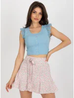 Bluzka NM BZ model 18543392 jasny niebieski - FPrice Bluzka NM BZ model 18543392 jasny niebieski - FPrice