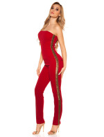 Sexy KouCla Bandeau Overall with sequins