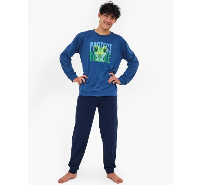 Protect pyžamo délka/r model 21266449 - Cornette Protect pyžamo délka/r model 21266449 - Cornette