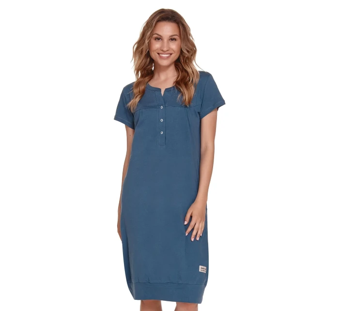 Dámske tehotenské tričko 4348 modré - Doctornap