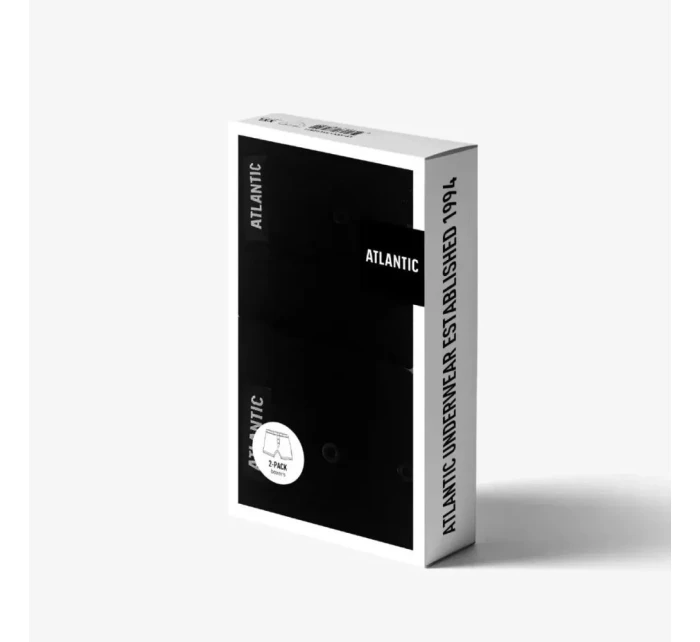 Pánské trenýrky 2 pack 003 black - Atlantic