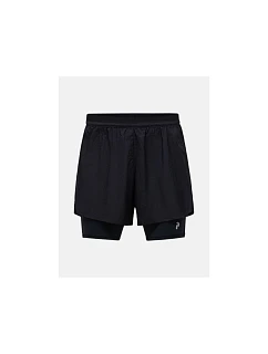 Pánske šortky PEAK PERFORMANCE M Discover 2-In-1 Shorts, čierne