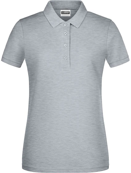 Daiber 8009 Dámske polo tričko z bio bavlny 02.8009 šedá melírovaná Daiber 8009 Dámske polo tričko z bio bavlny 02.8009 šedá melírovaná